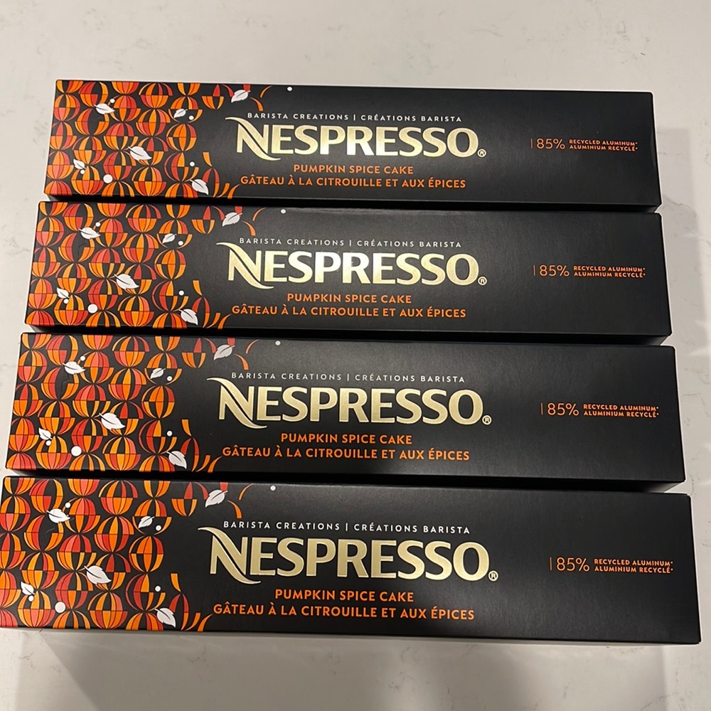Nespresso Vertuo Pumpkin Spice Cake Pods